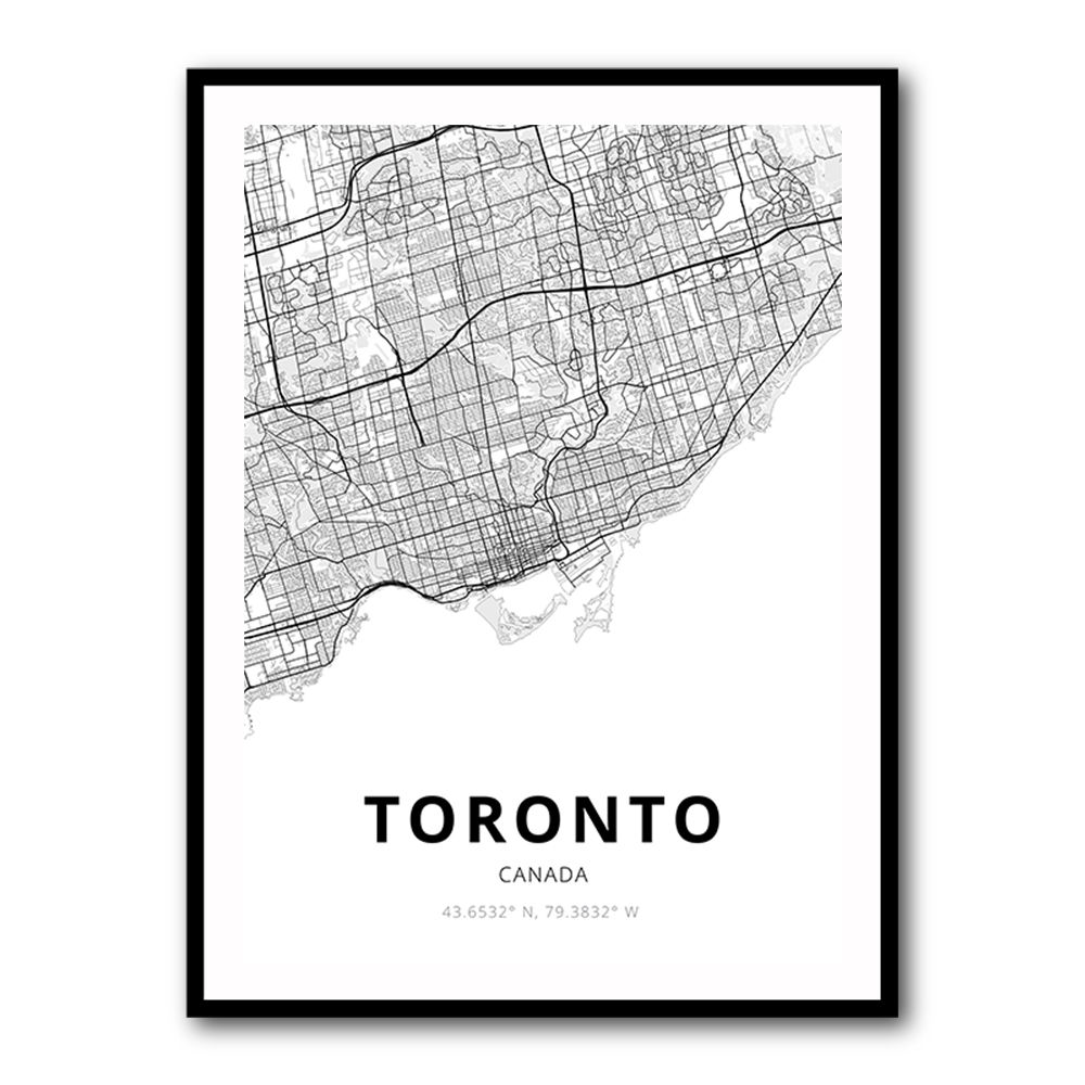 Toronto Canada City Map