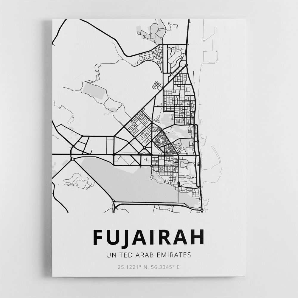 Fujairah City Map 