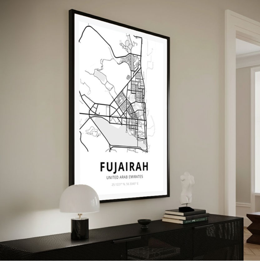 Fujairah City Map 