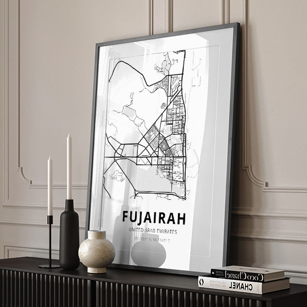 Fujairah City Map 