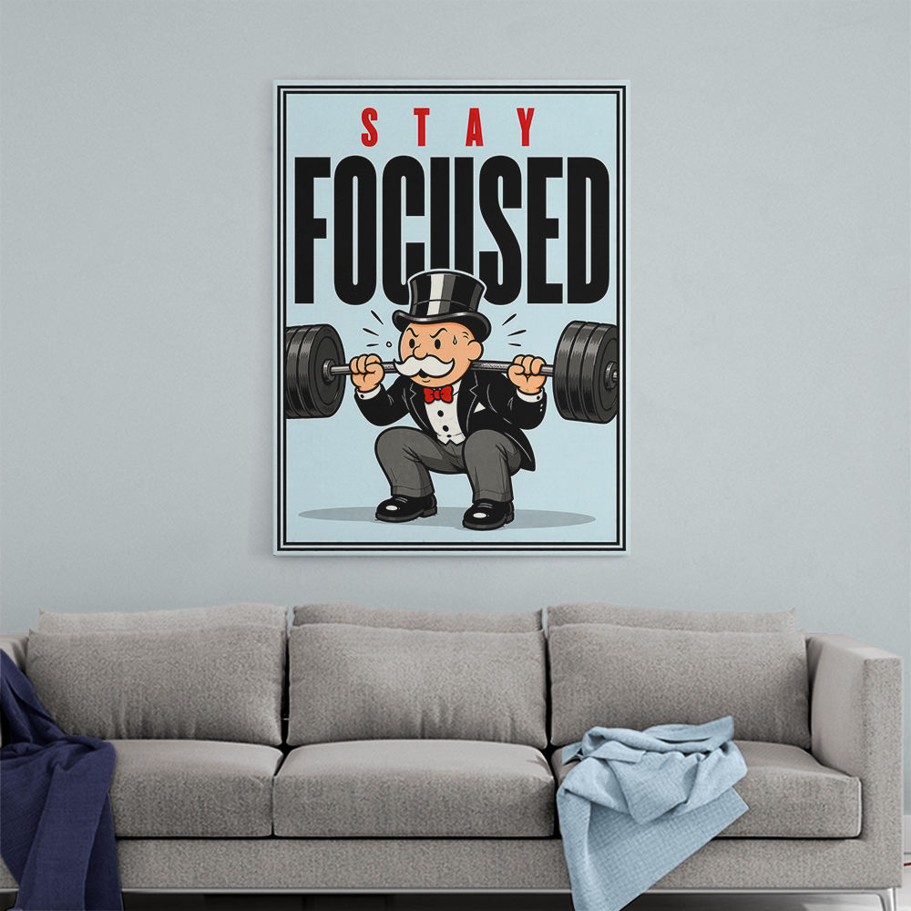 Stay Focused Fitness Gym Motivation