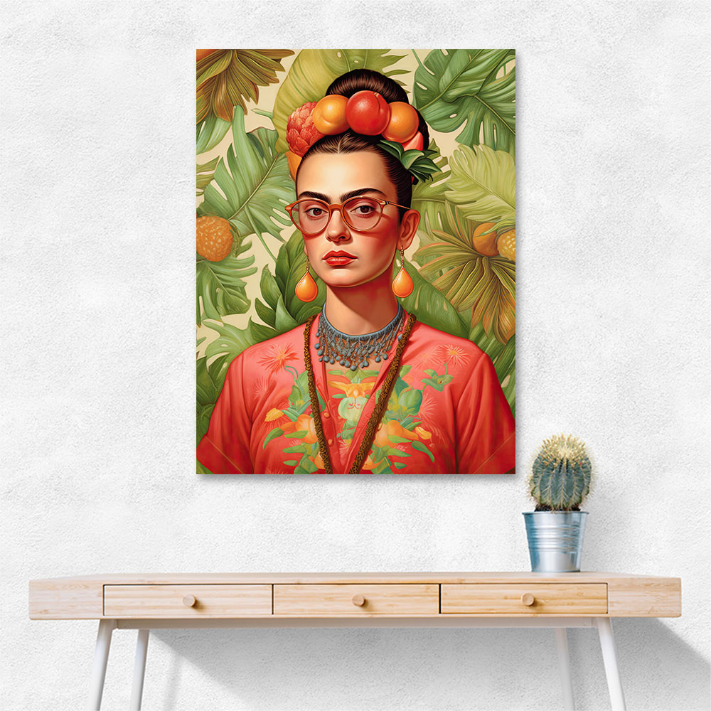 Frida Kahlo Floral Wall Art