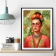 Frida Kahlo Floral Wall Art