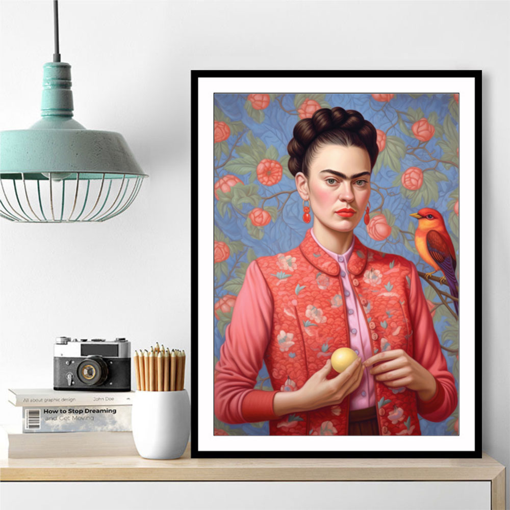 Frida and Her Bird Wall Art