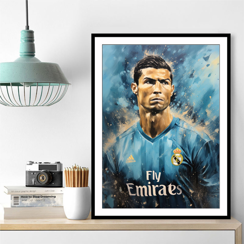 Ronaldo Abstract Portrait 2 Wall Art