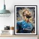 Karim Benzema Abstract Portrait 2 Wall Art