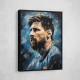 Messi Abstract Portrait Wall Art