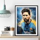 Messi Abstract Portrait 4 Wall Art