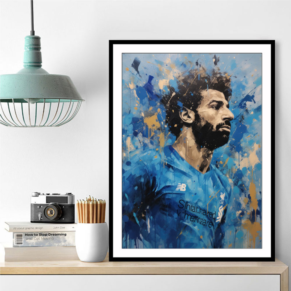Salah Abstract Portrait 2 Wall Art