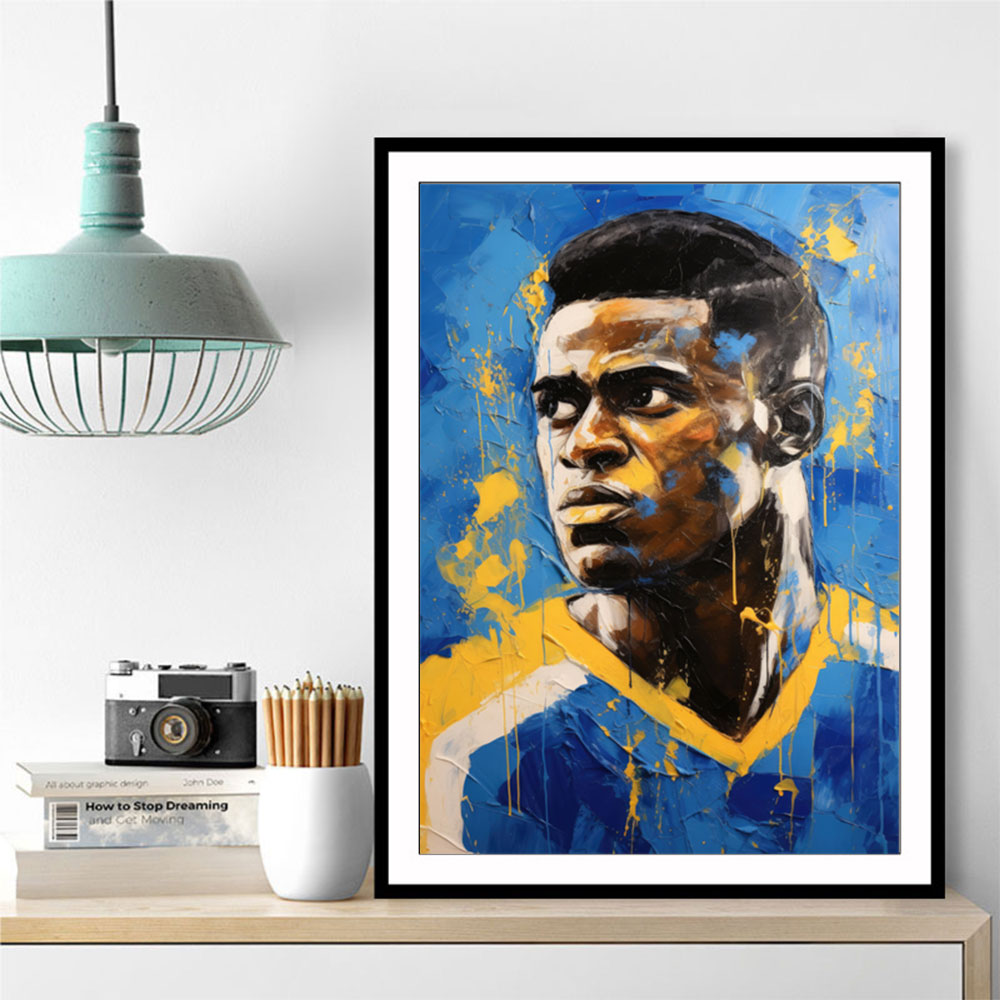 Vinicius Abstract Portrait Wall Art