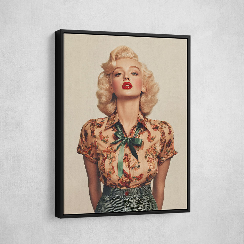 Marilyn in Gucci 3 Wall Art