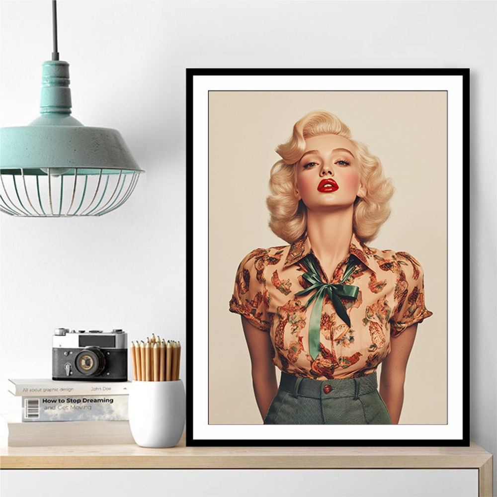 Marilyn in Gucci 3 Wall Art