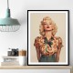 Marilyn in Gucci 3 Wall Art