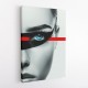 Face Striped - Red & Black