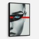 Face Striped - Red & Black
