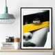 Face Striped - Yellow & Black