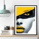 Face Striped - Yellow & Black 1