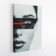 Face Stripe Black & Red