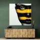 Face Striped - Yellow & Black 4