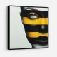 Face Striped - Yellow & Black 4