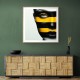 Face Striped - Yellow & Black 4