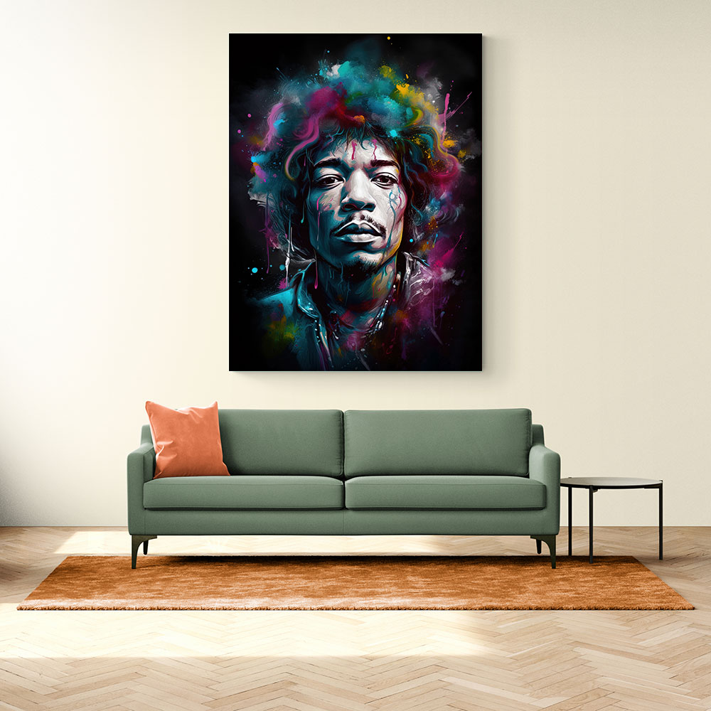 Jimi Hendrix 2 Wall Art