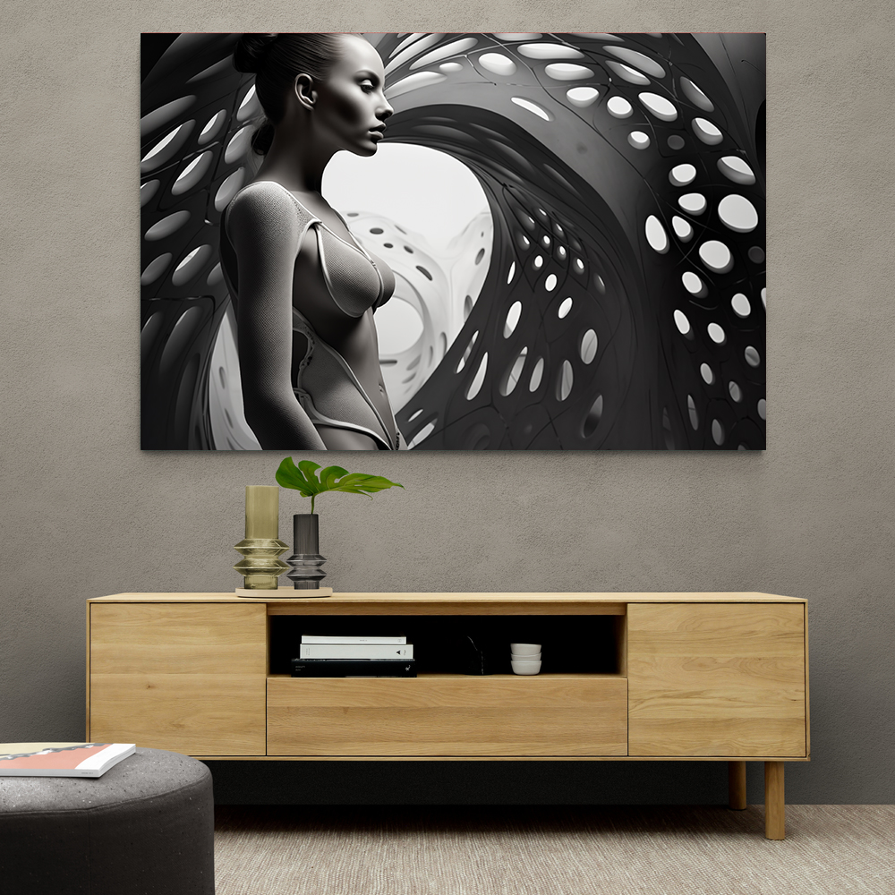 Bio Architecture Lady Wall Art