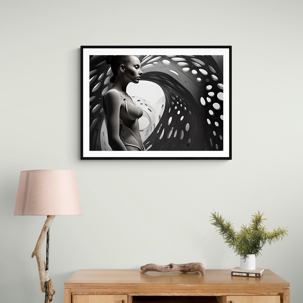 Bio Architecture Lady Wall Art