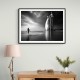 Burj Al Arab Beach Black & White Wall Art