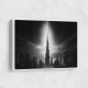 Burj Khalifa Storm Black & White Wall Art