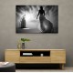 Beauty at Burj Al Arab Beach Black & White Wall Art