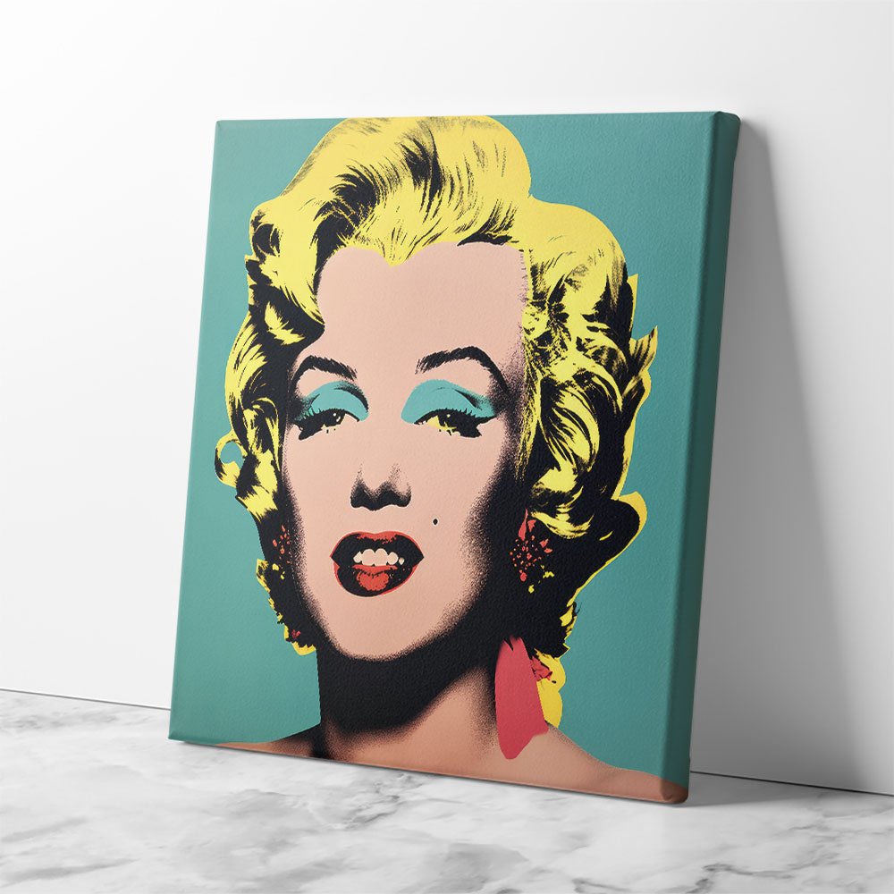 Marilyn Monroe Pop Art in Warhol Style
