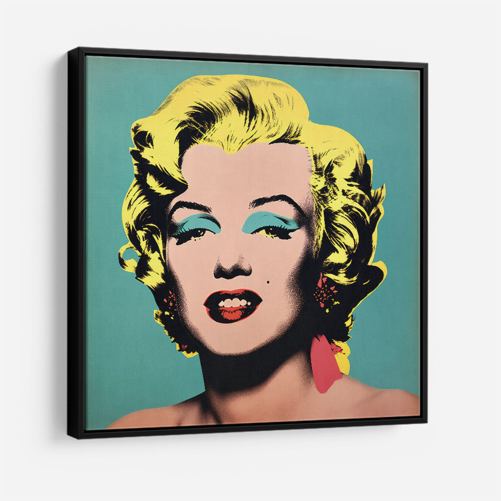 Marilyn Monroe Pop Art in Warhol Style