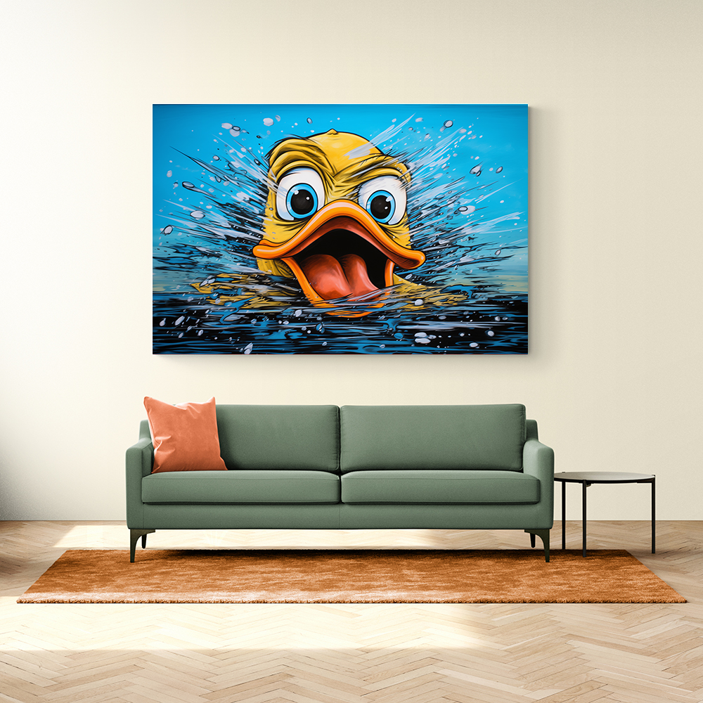 Urban Duck Splash Wall Art