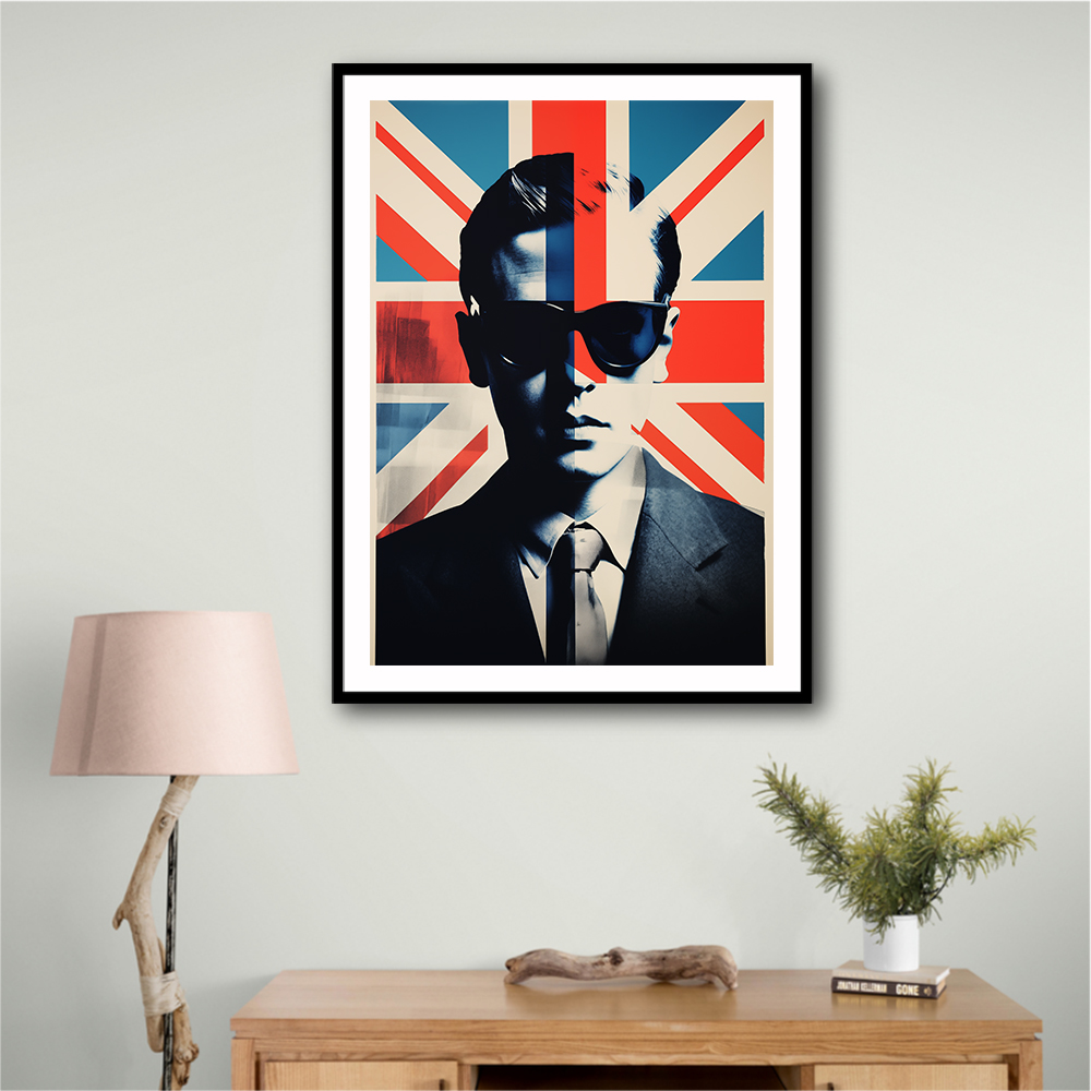 Union Jack Chap Pop Art