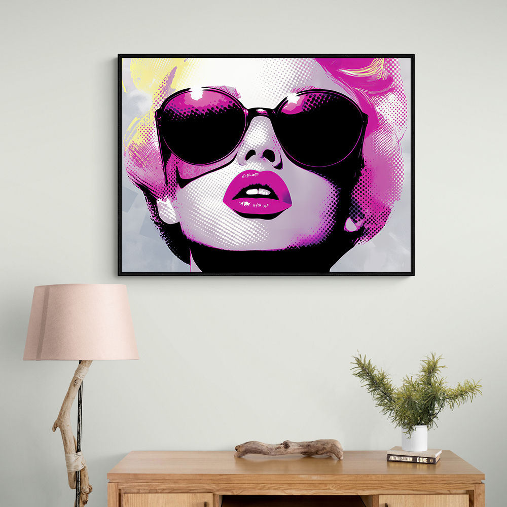 Marilyn Pink Pop Art