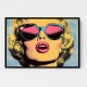 Marilyn Pink Lips Pop Art