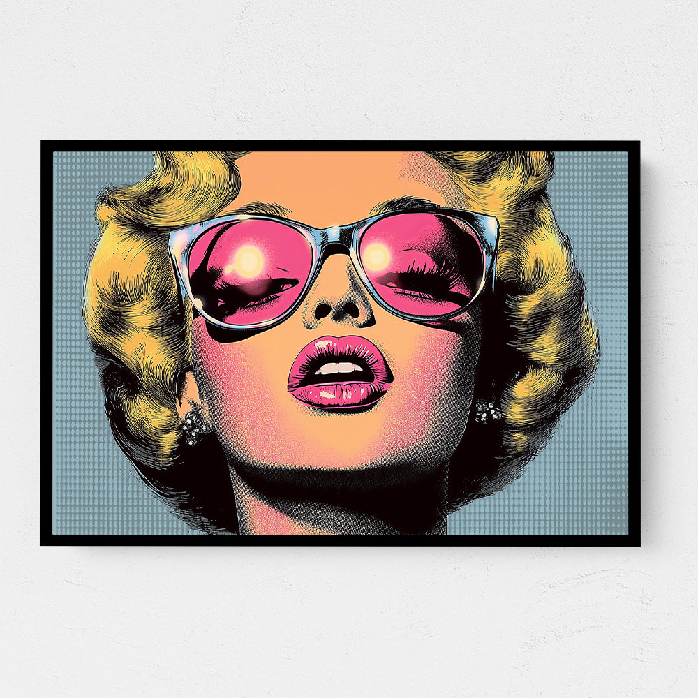 Marilyn Pink Shades Pop Art