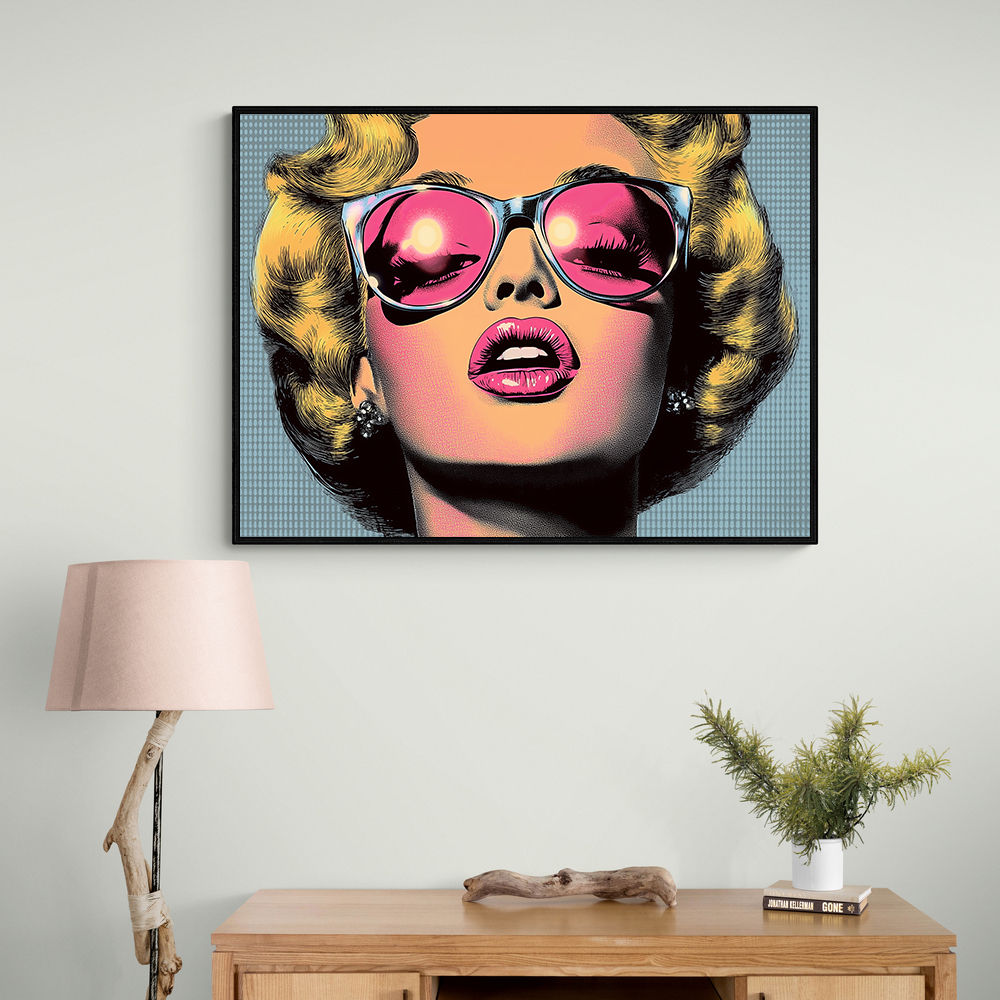 Marilyn Pink Shades Pop Art