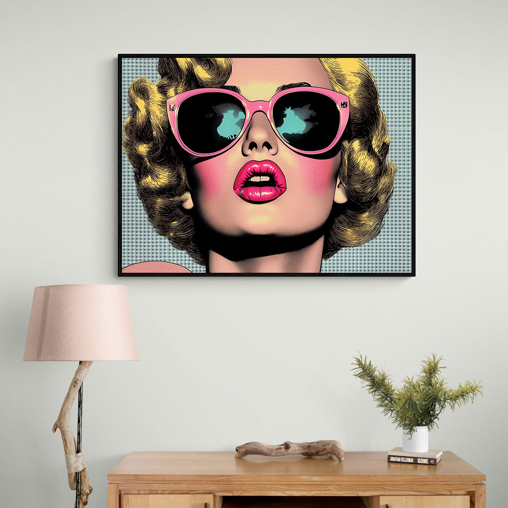 Marilyn Pink Shades 2 Pop Art
