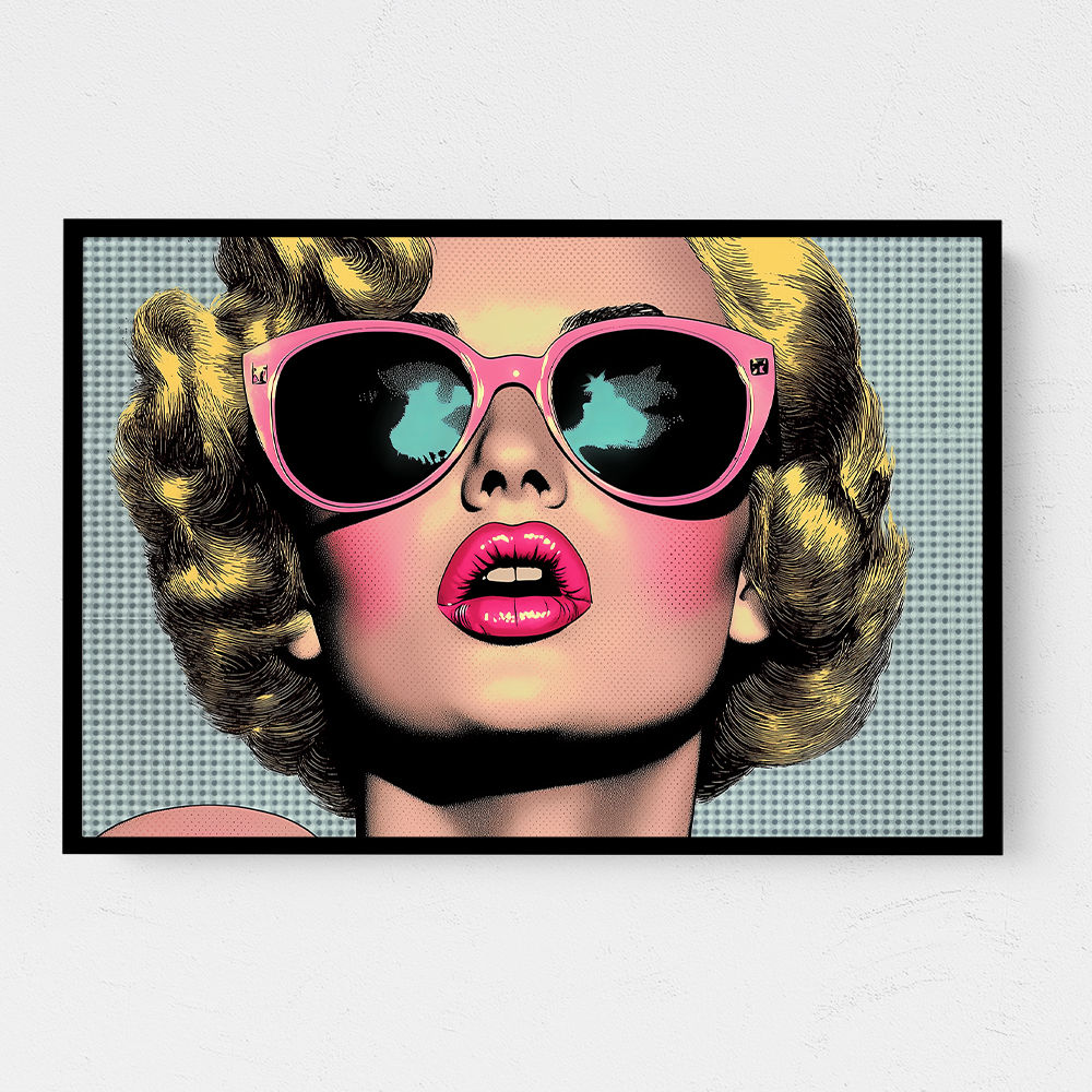 Marilyn Pink Shades 3 Pop Art