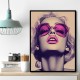 Marilyn Monroe Pink Lips Pop Art