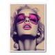 Marilyn Monroe Pink Lips Pop Art