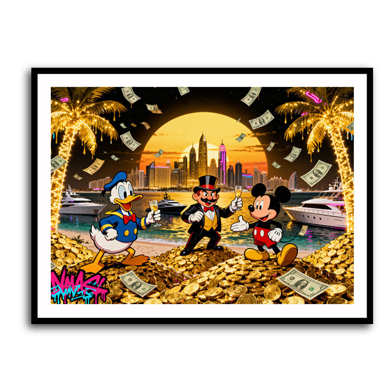 Mirage of Plenty Donald - Monopoly - Micky Wall Art