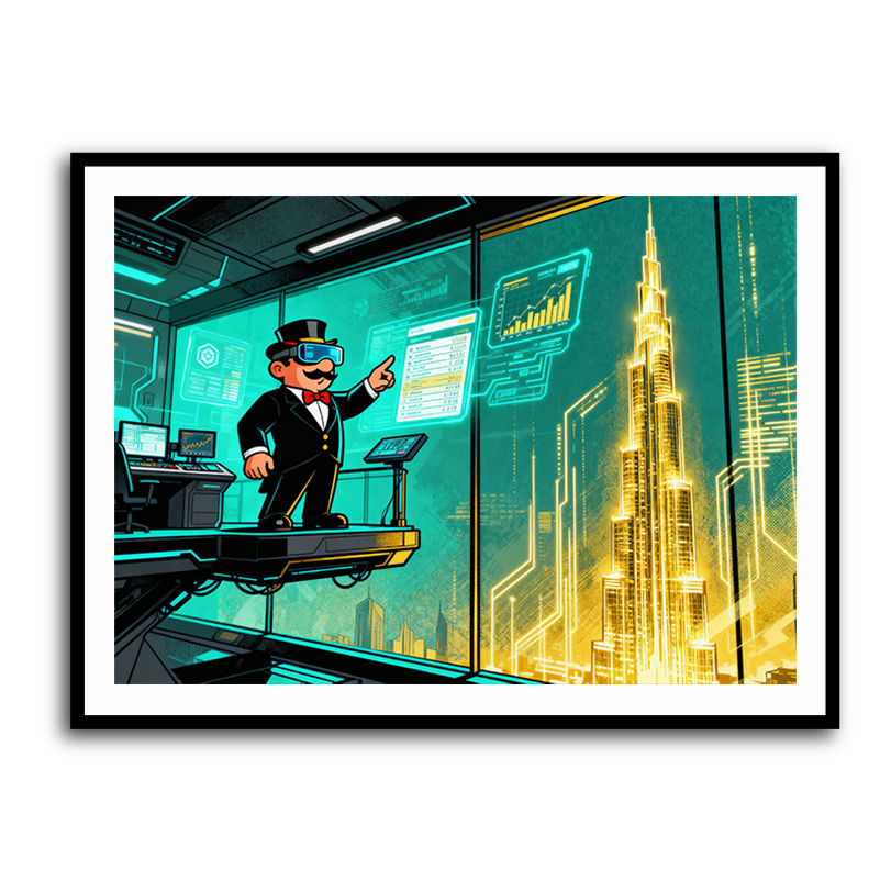 Cathedral of Crypto Code Wall Art