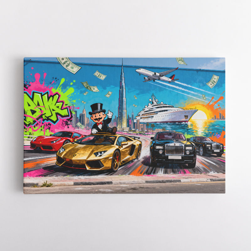Jetset Mirage Dubai Wall Art