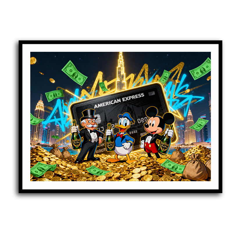 Black Card Ballers Wall Art