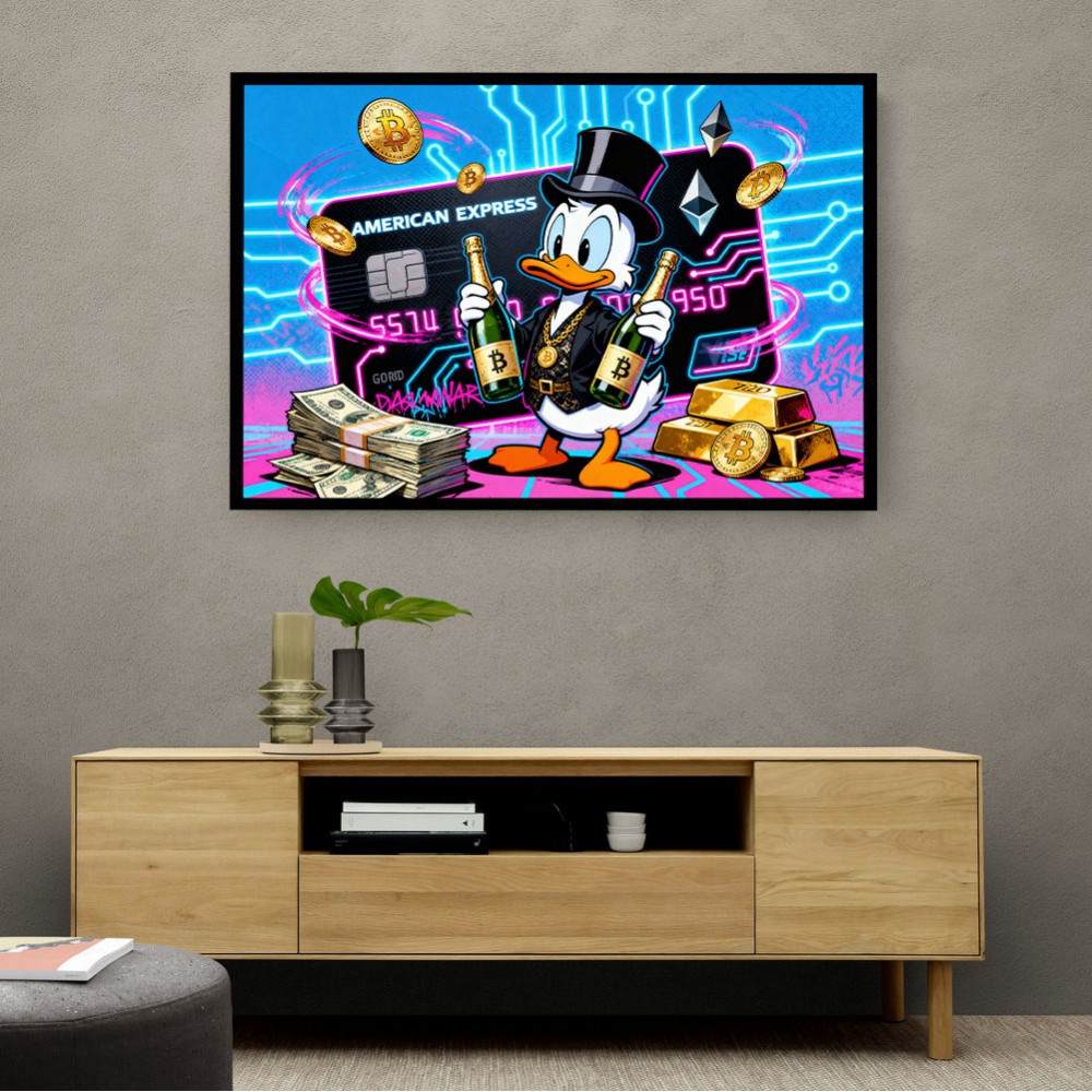 Blockchain Baron Wall Art