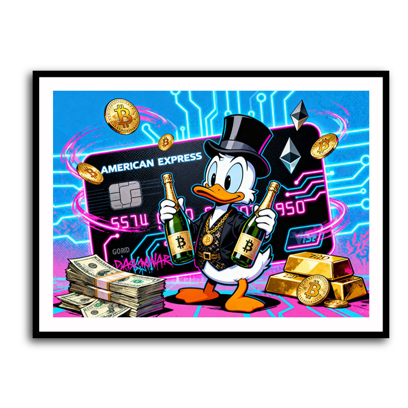 Blockchain Baron Wall Art