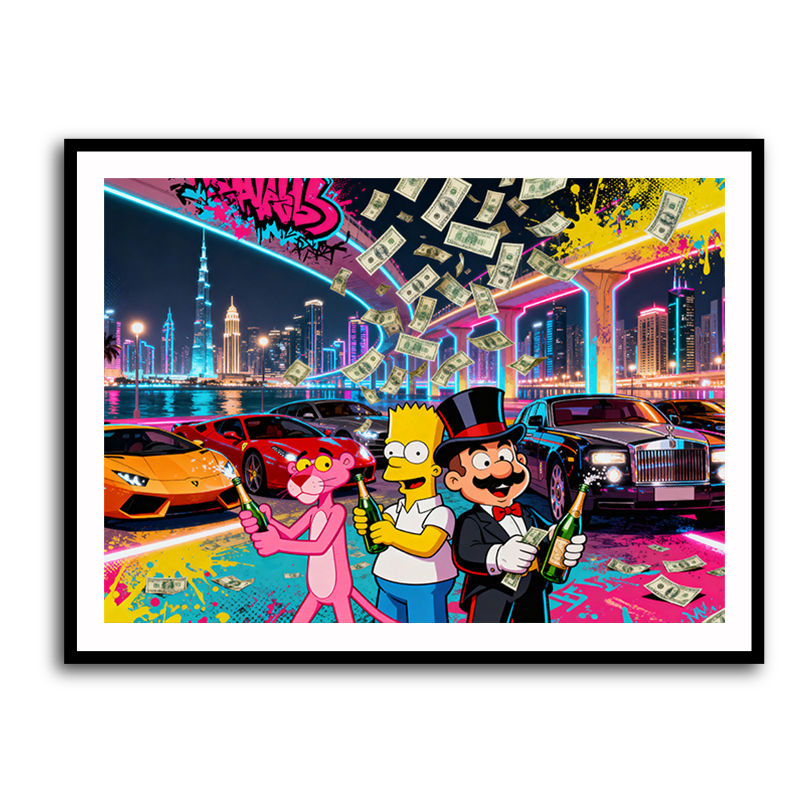 Cartoon Capitalists Wall Art